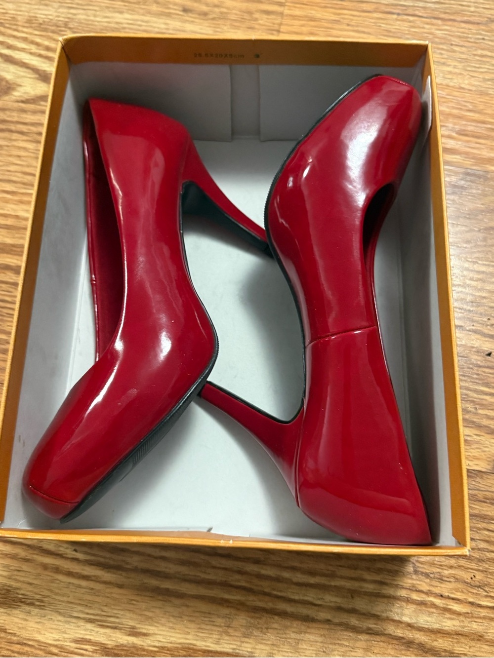 It’s OK Red High Heels Size 7